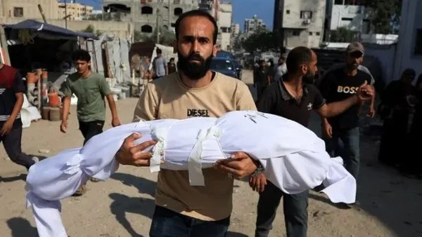 معاناة أطفال غزة في ظل البرد القارس