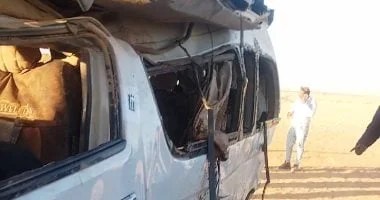 إصابة 5 طلاب في حادث انقلاب سيارة بقنا