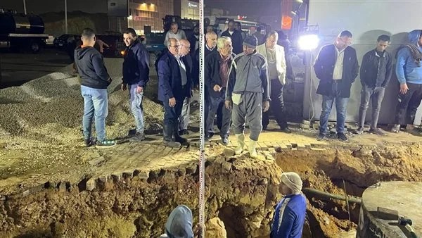 انتهاء أعمال إصلاح الهبوط الأرضي بميدان محمد زكي