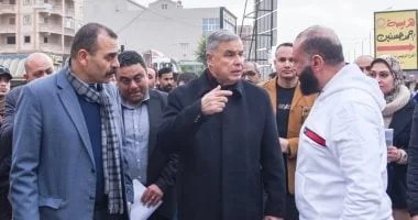 جولة ميدانية لمحافظ الإسكندرية لحل الازدحام المروري