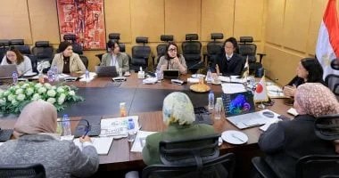 نائبة وزيرة التضامن تلتقي فريق جايكا اليابانية