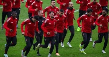 استعدادات الأهلي لمواجهة يانج أفريكانز في دوري الأبطال