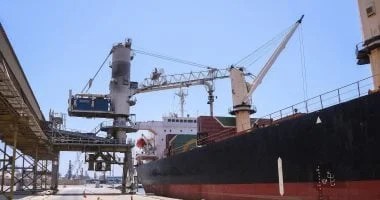 رصيد القمح في ميناء دمياط يصل إلى 57 ألف طن