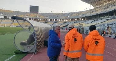 تأمين كبير لمباراة الأهلي ويانج أفريكانز في برج العرب