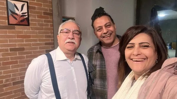 أول ظهور لإبراهيم عيسى بعد شائعة وفاته