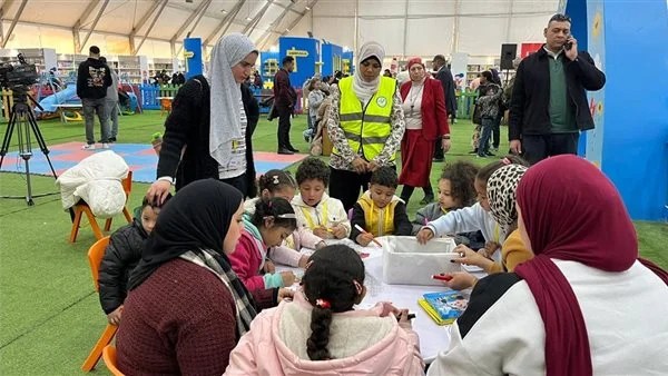 فعالية وزارة التضامن لأهالي منطقة أهالينا في معرض الكتاب