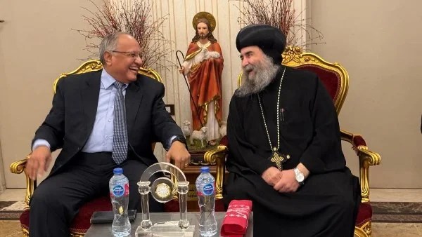 تهنئة قضاة مجلس الدولة لمطران أسيوط بعيد الميلاد