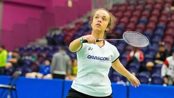 ياسمينا عيسى تتألق في بطولة العالم للريشة الطائرة البارالمبية