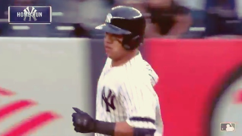 Thairo estrada pega su primer jonrón (y contra el rey félix)