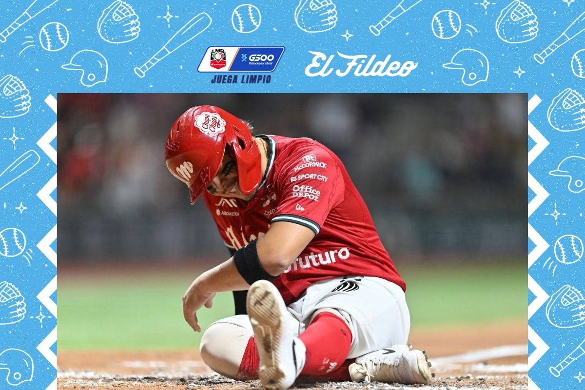 Diablos rojos del méxico durante el slump de cinco derrotas consecutivas en la temporada lmb 2026.