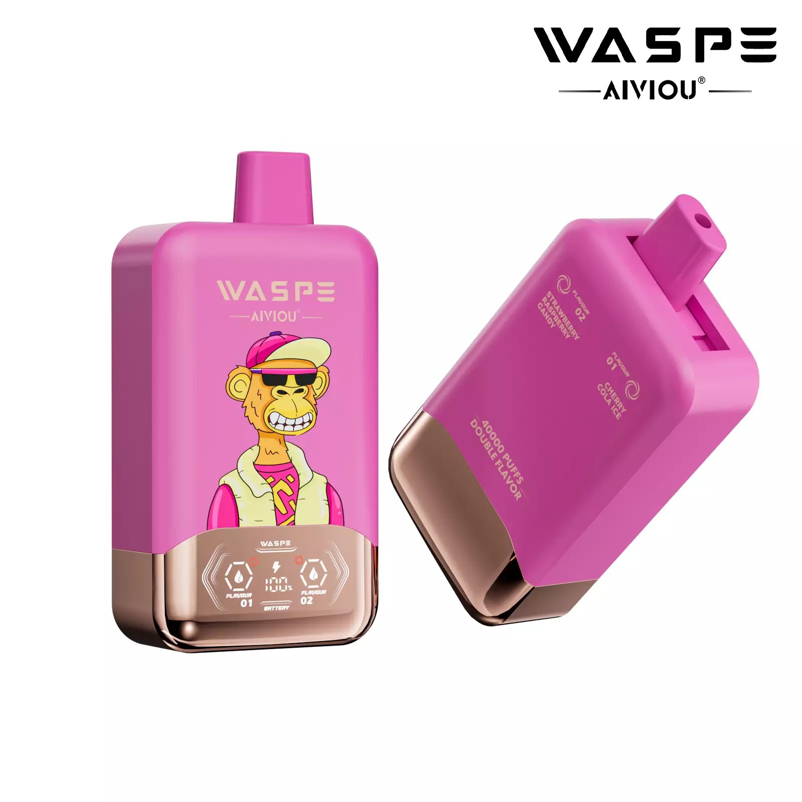 2つ WASPE ブルーベリー フレーバー デバイス ノーニコチン