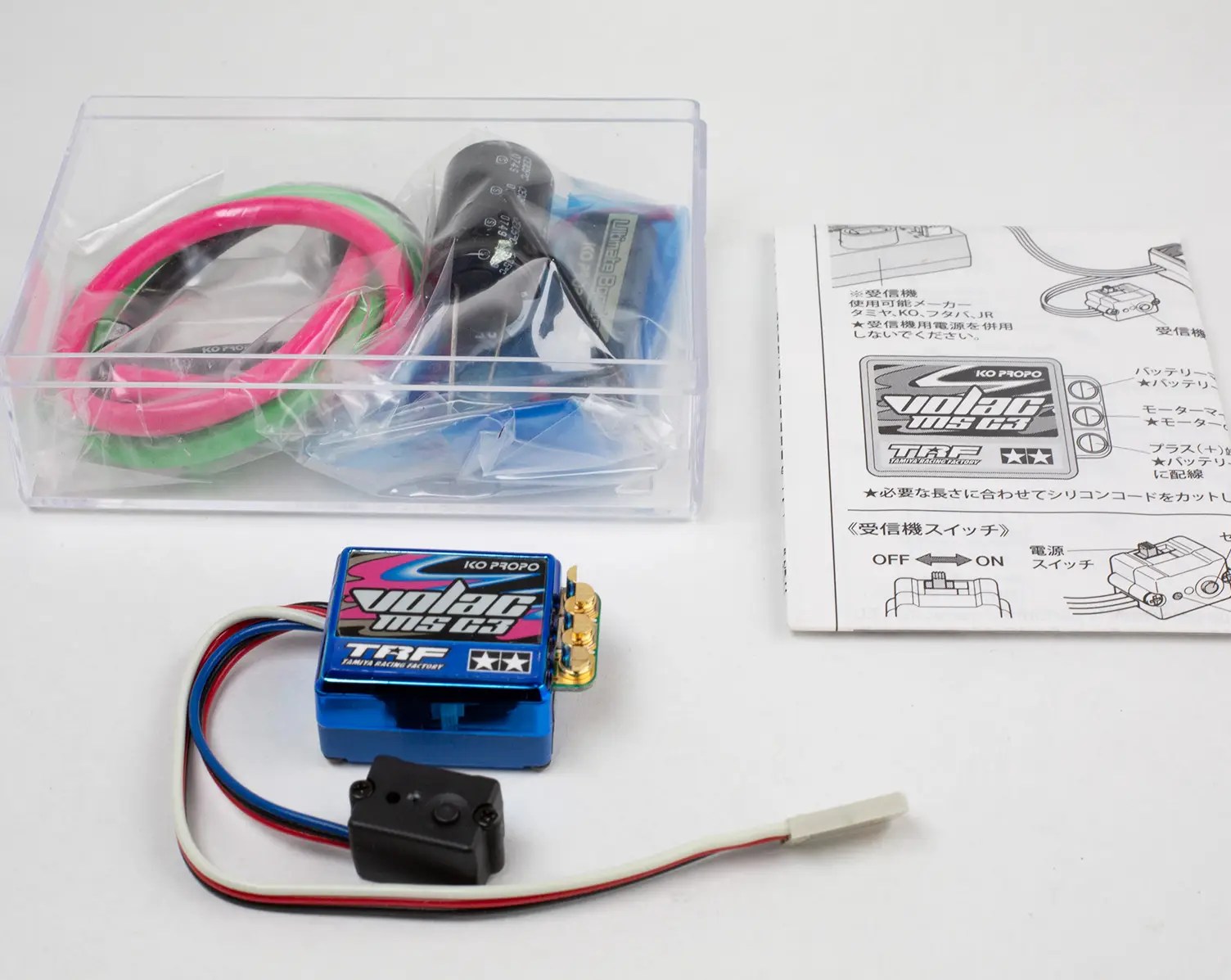 Tamiya 42123 Volac MS C3 TRF High Performance RC ESC Ko Propo