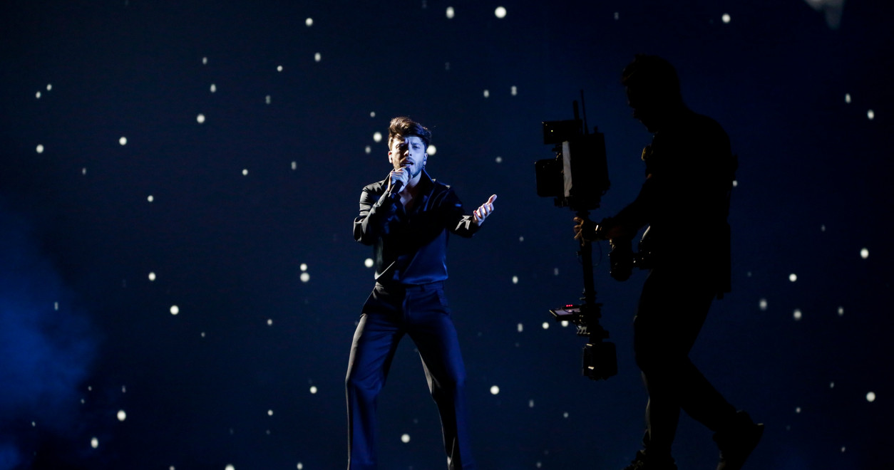 Blas Cantó realiza su primer ensayo técnico para Eurovisión 2021