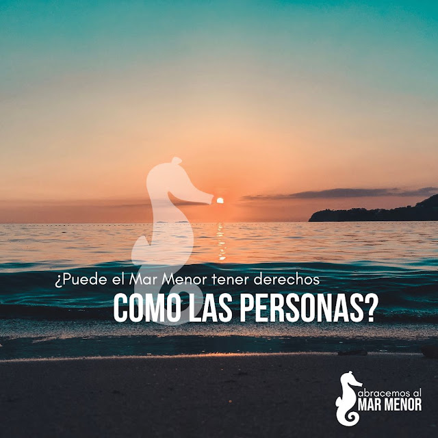 Las firmas por la personalidad jurídica del Mar Menor serán presentadas mañana