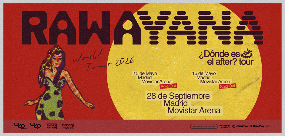 Rawayana se despide de Madrid desde el Movistar Arena con «¿Dónde es el after?»