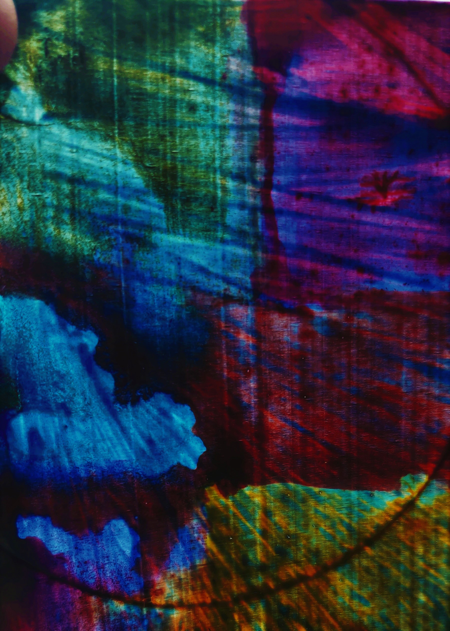media - stained glass on plastic by artist, Pamela Kehoe - Graffix Design, Rockford, IL.
