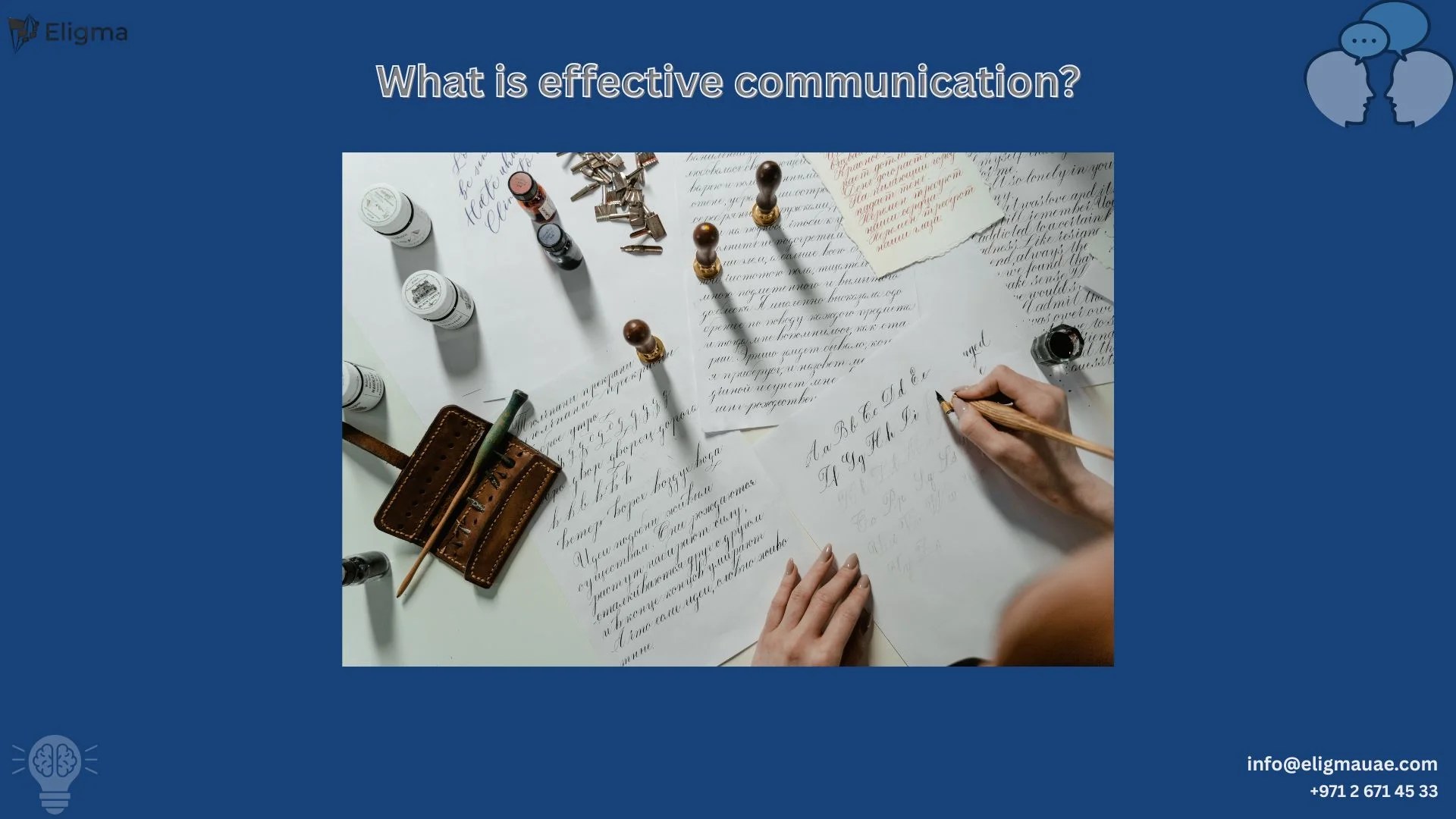 What is effective communication