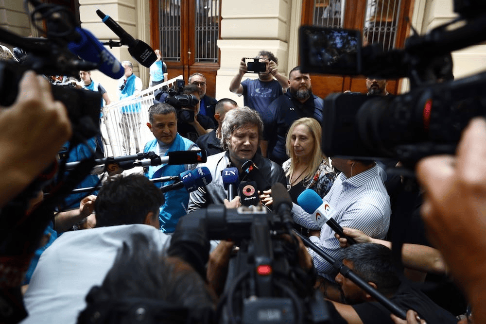 image-92 "Ignorantes e imbéciles": Javier Milei volvió a atentar hacia los periodistas