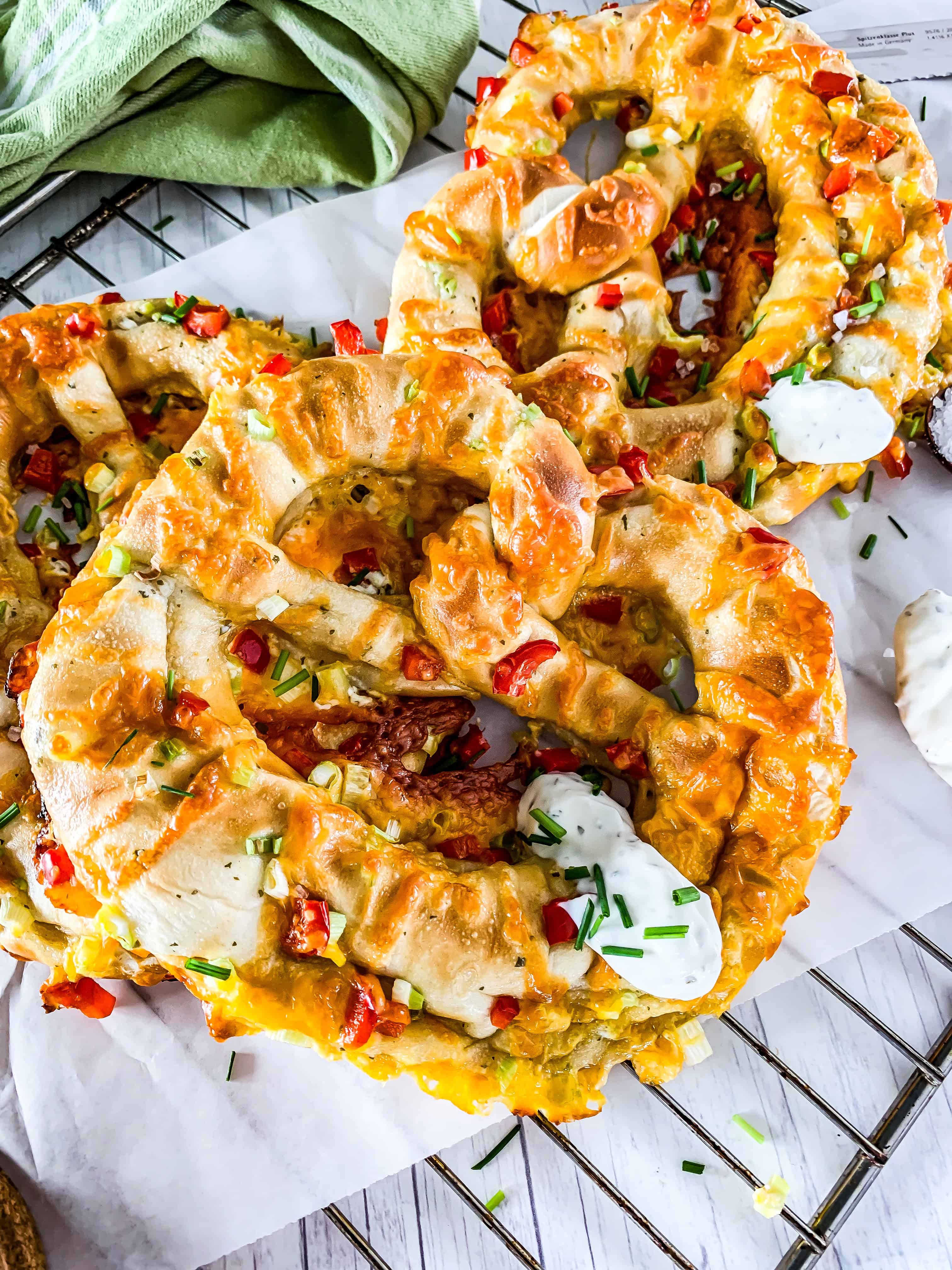 Flammkuchen Brezeln