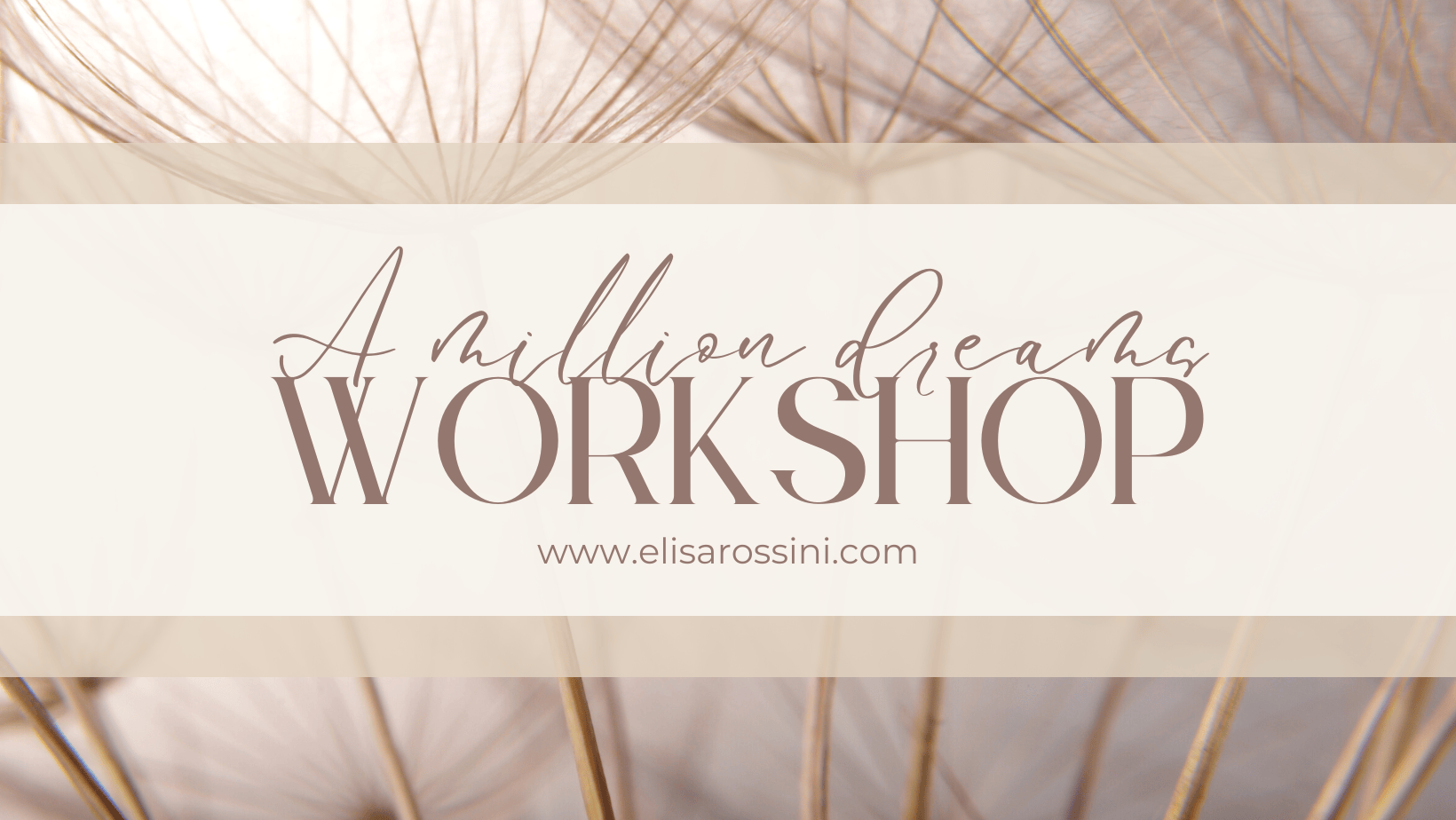 A million dreams I Workshop