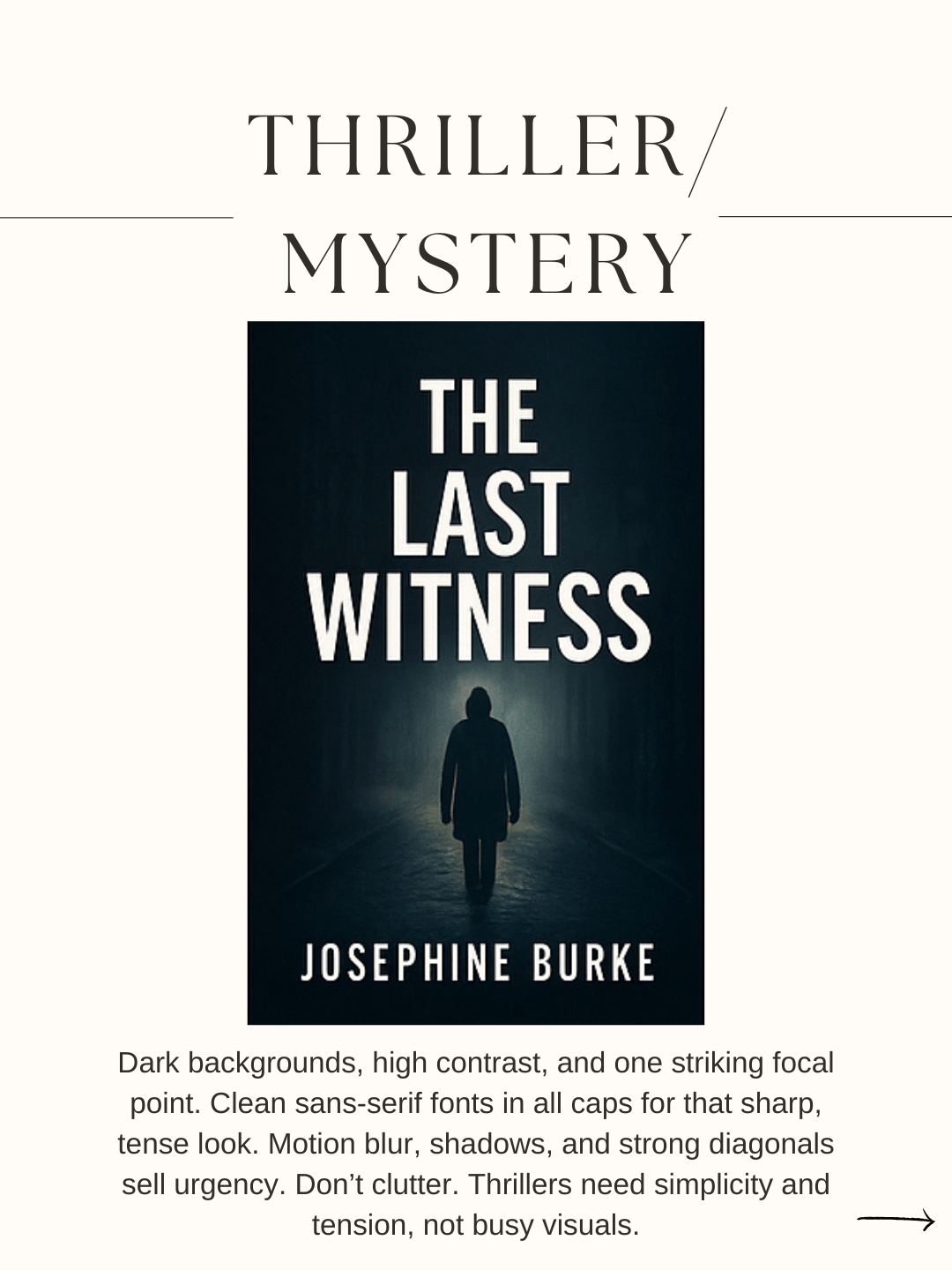 Thriller/mystery cover