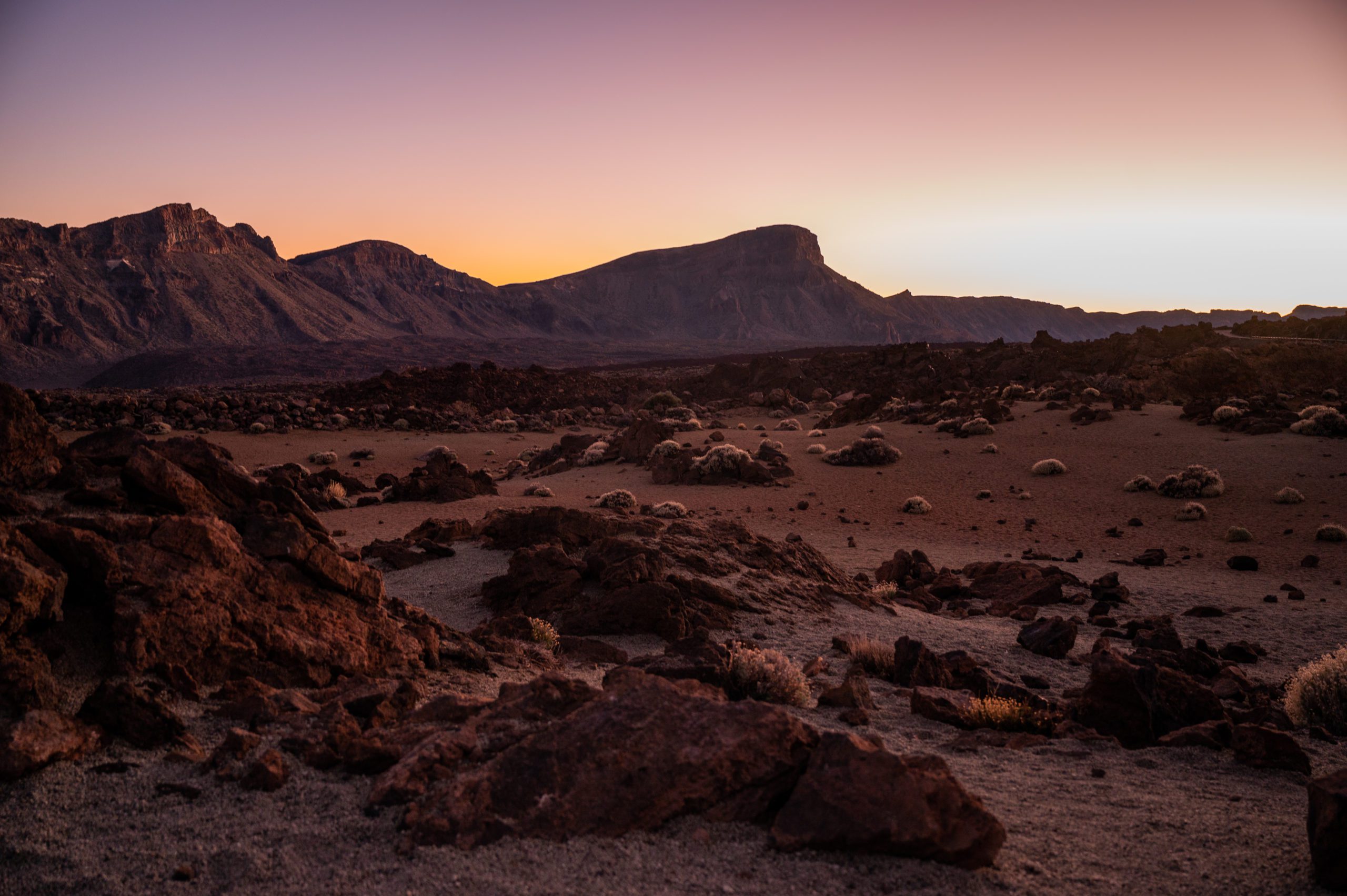 teide national park tenerife sunset