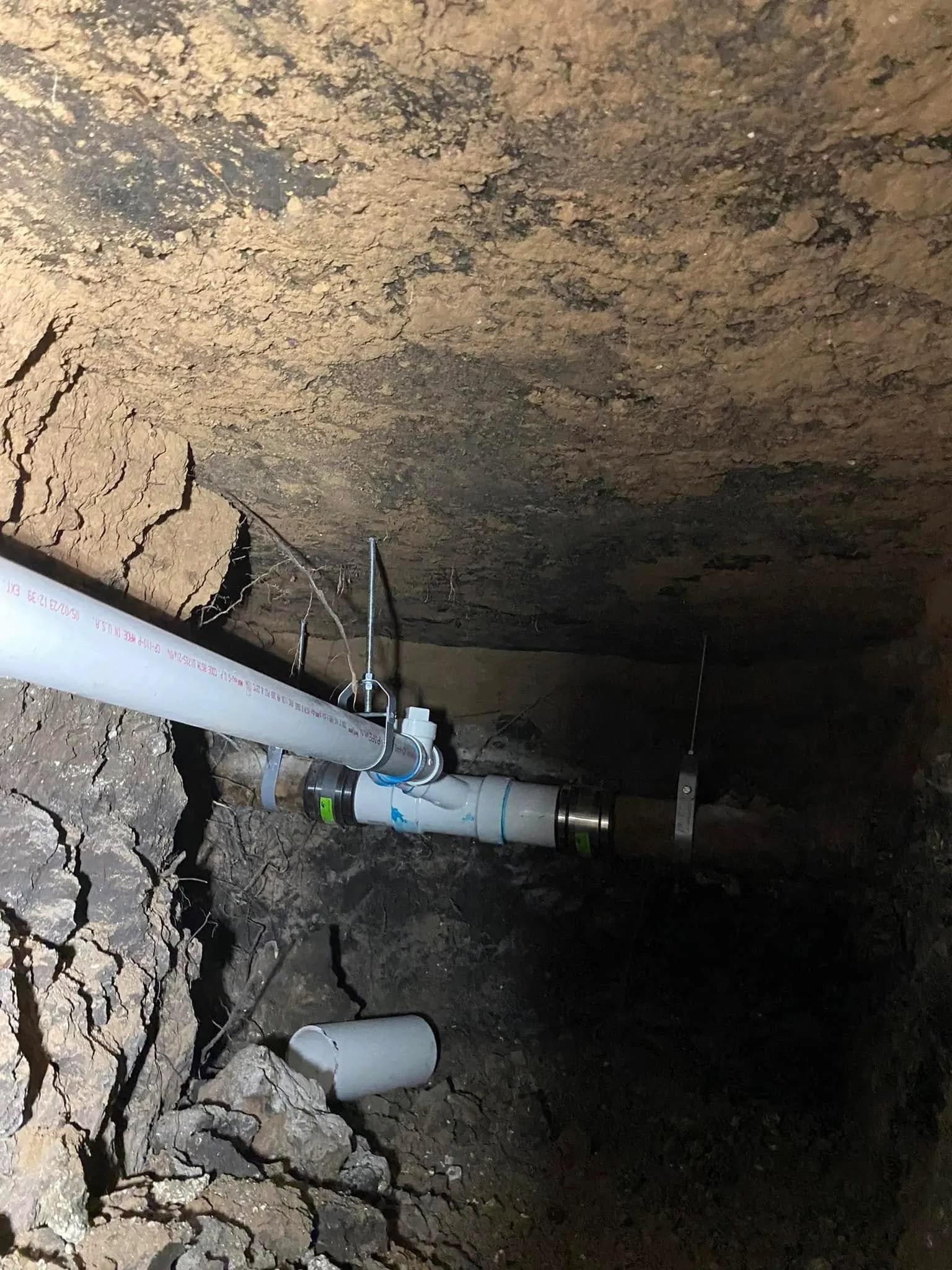 Underground pipe installation and main sewer line replacement in Austin TX performed by Elite Flow Services