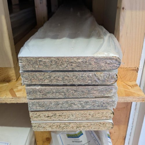 White bullnose MDF Window Boards stocked at the Elite Plastic Solutions Trade Counter in Kirton, Lincolnshire