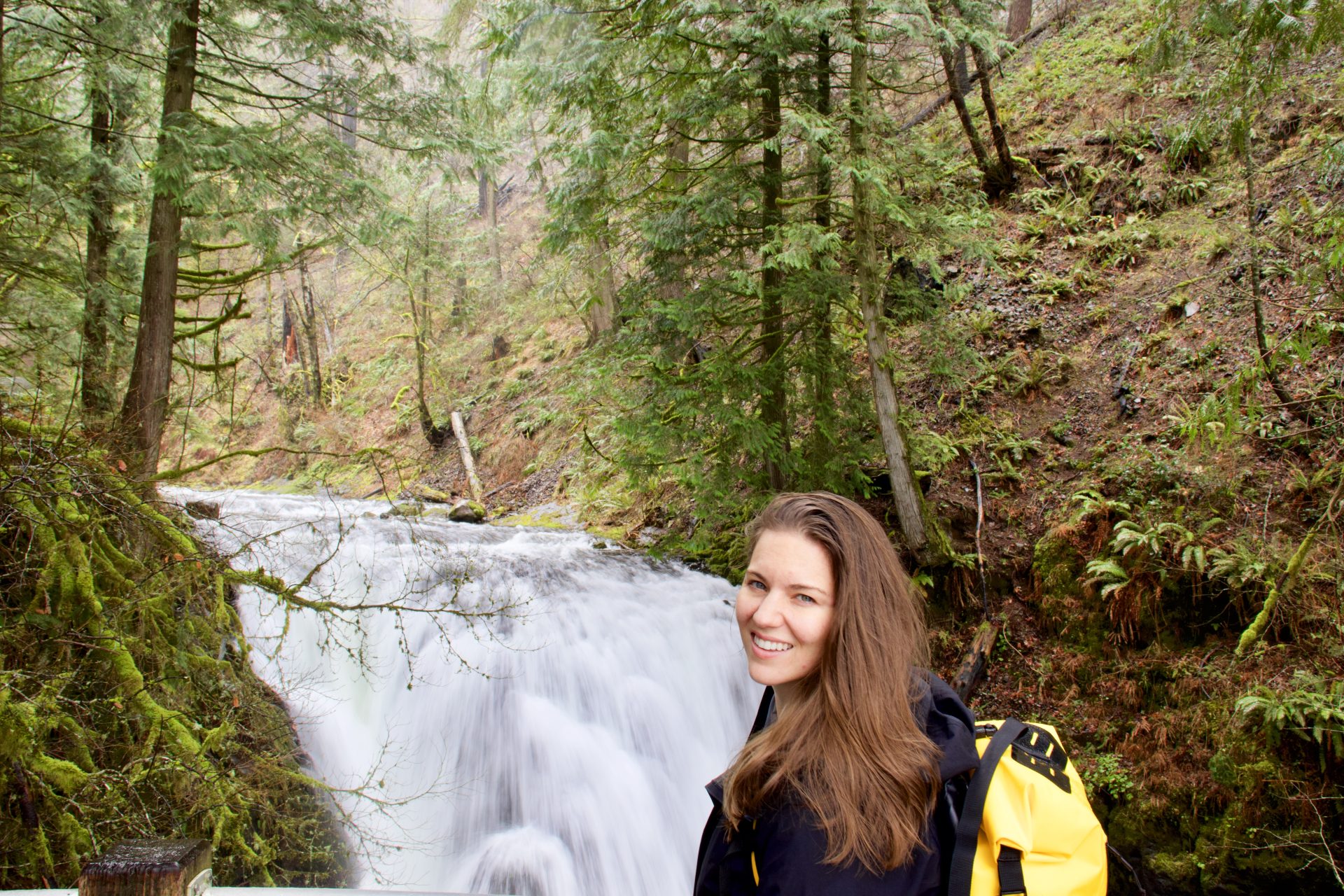 Multnomah Falls in Winter