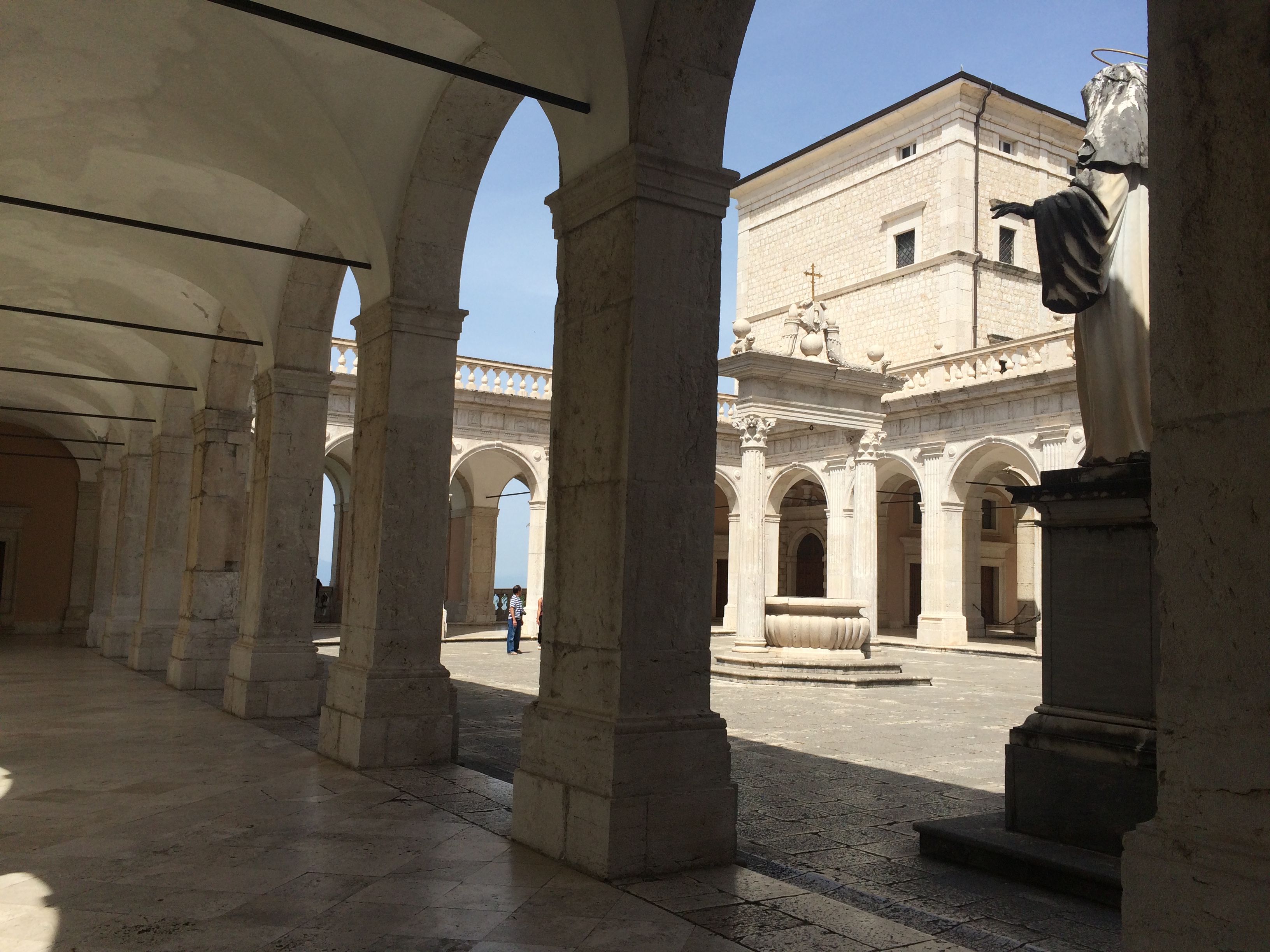Inside the Abbey of Montecassino