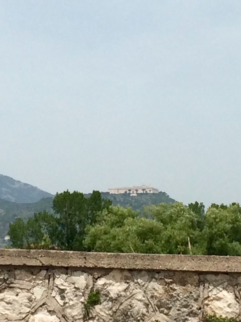 Abbey of Montecassino from the Gari River