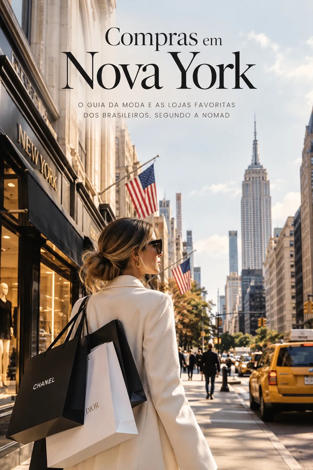Descubra as 15 lojas favoritas dos brasileiros para compras em Nova York, segundo levantamento da Nomad. Veja dicas de outlets, marcas em alta e como economizar.
