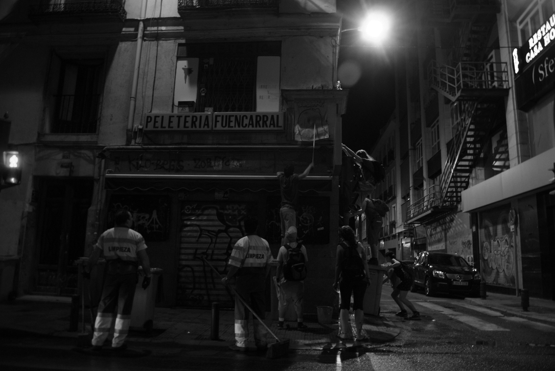 El Keller Crew en Malasaña. Madrid 2010