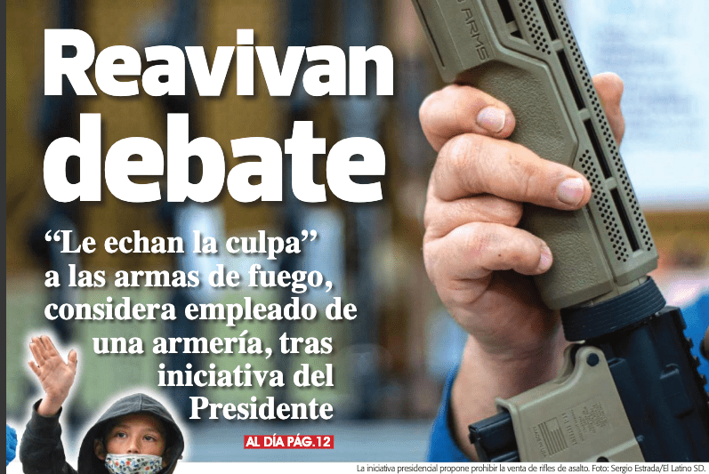 reavivan debate sobre las armas de fuego
