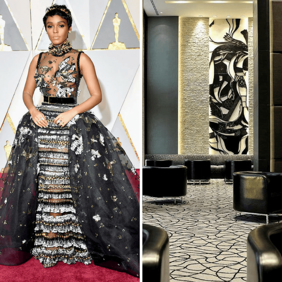 red carpet fashion inspiration to room interpretation 