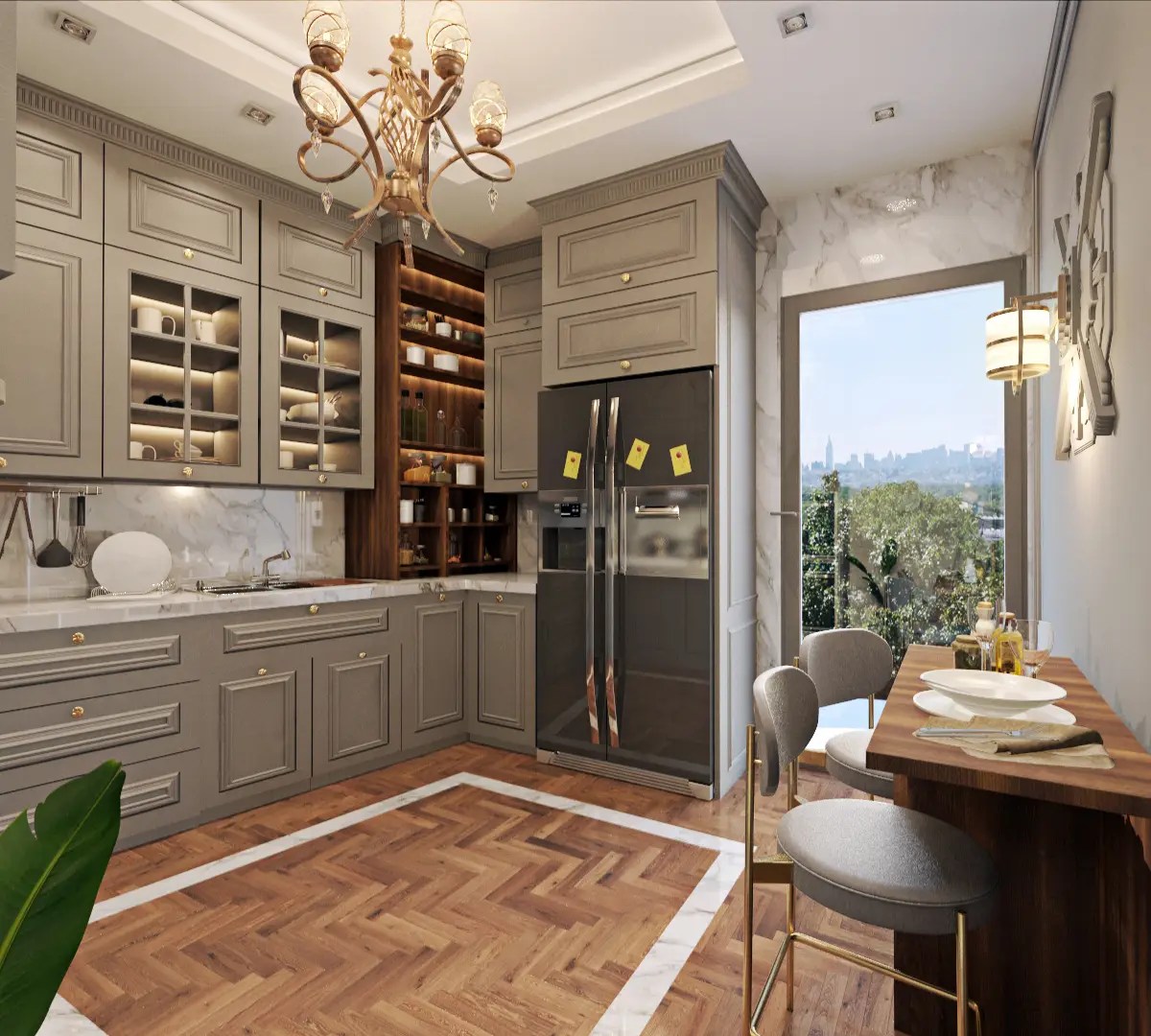 classy luxury kitchen design