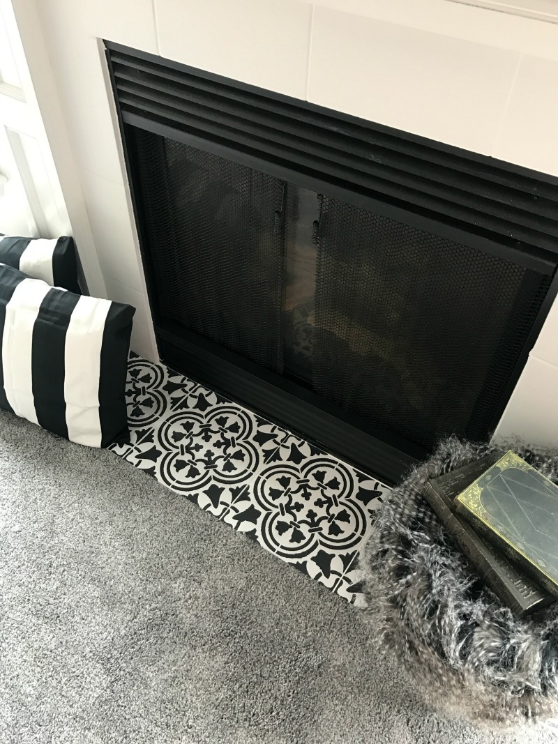 Find even more sesame street® elmo turns one party decorations and supplies on this website. Fireplace Makeover: Stencil Tile using Chalk Paint