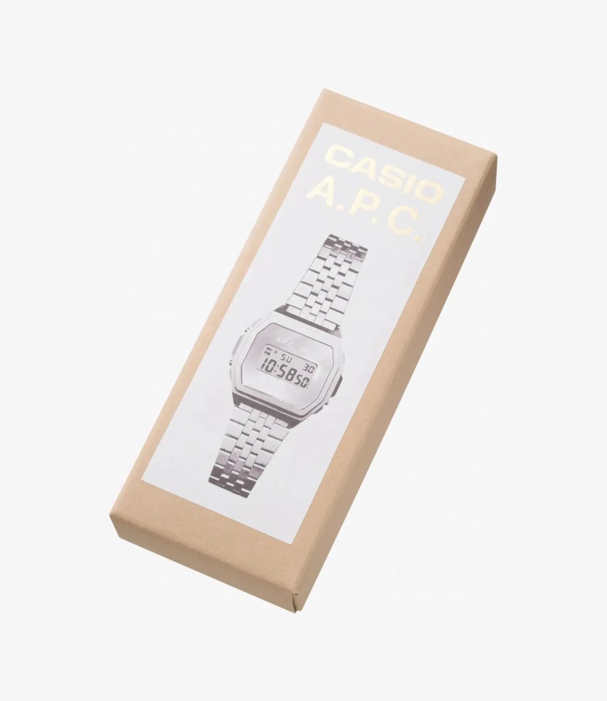 Disponibilidad y precio del A.P.C. x Casio A1000