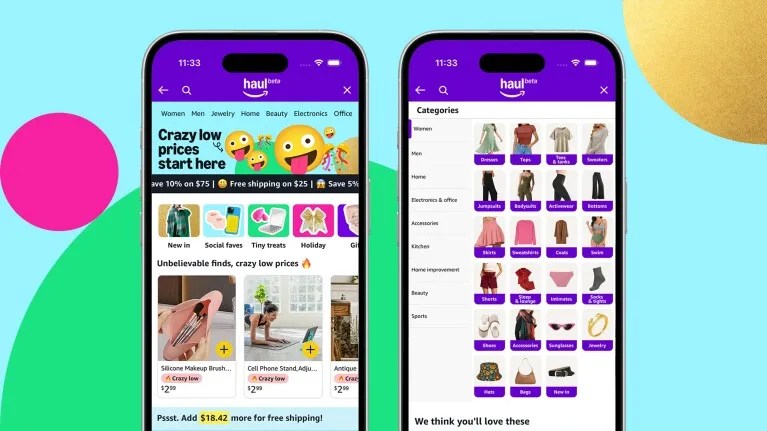 Amazon Haul se lanza oficilamente en Estados Unidos