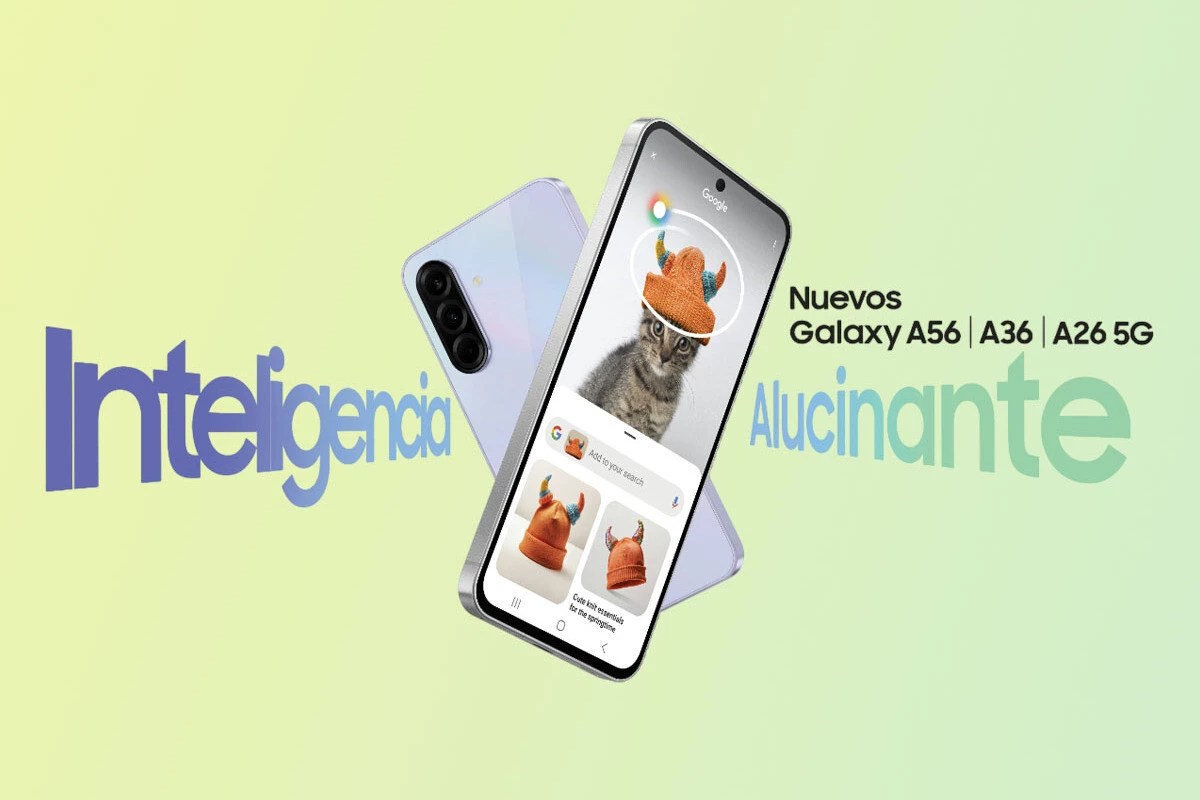 Samsung Galaxy A56, A36 y A26