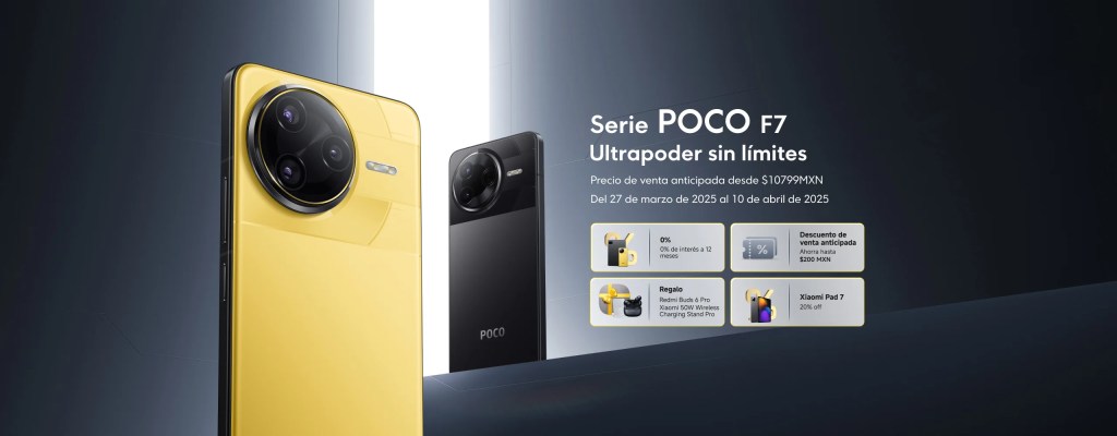 Precio y disponibilidad en México del POCO F7 Ultra y F7 Pro