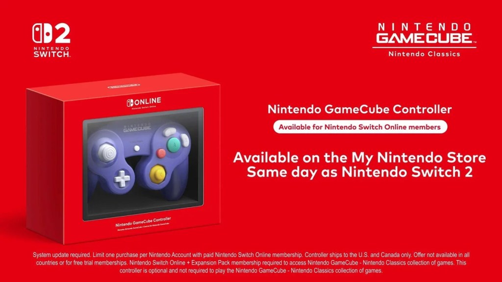 Disponibilidad Nintendo GameCube Switch 2