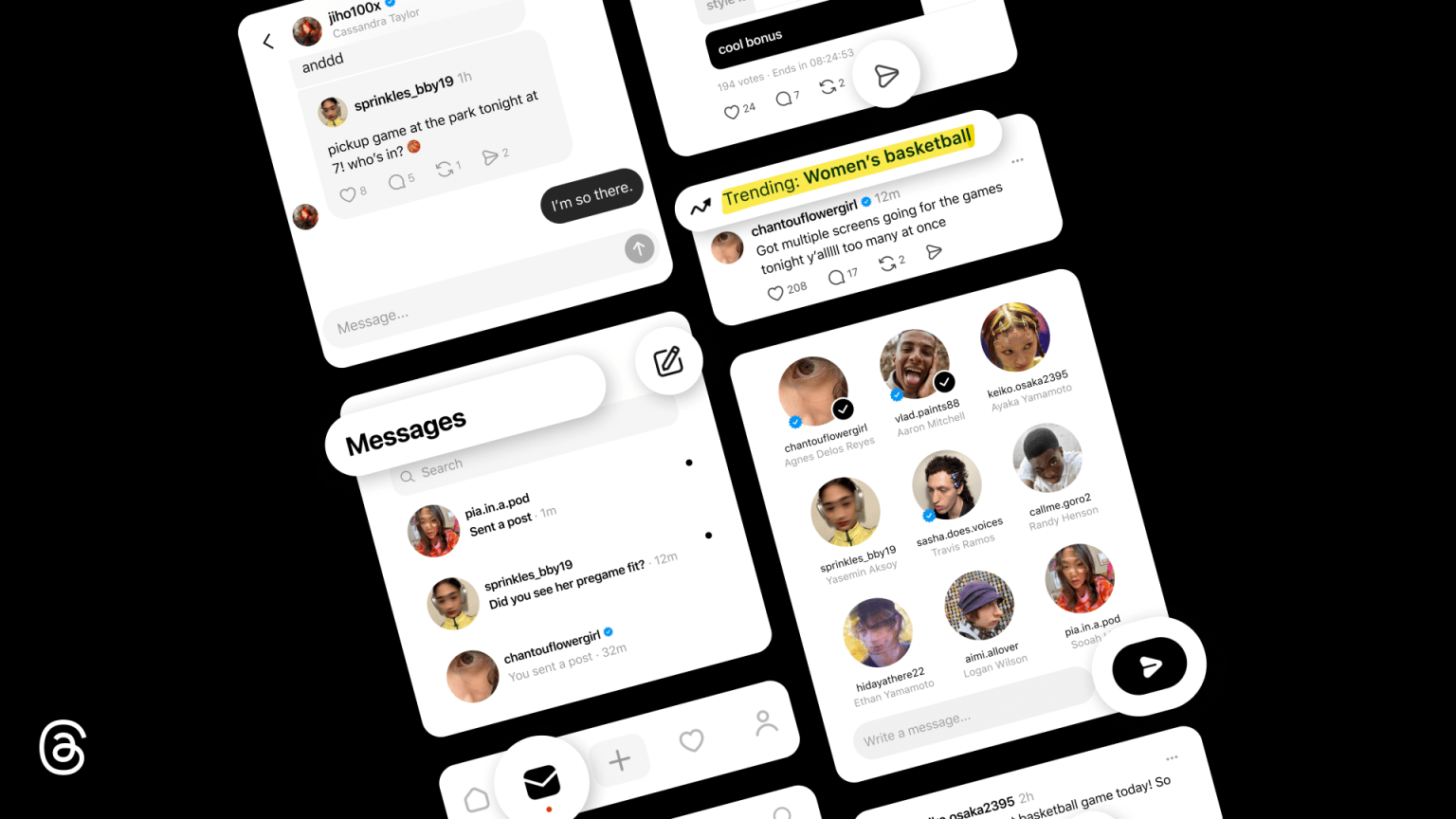 Threads integra los mensajes directos en su app