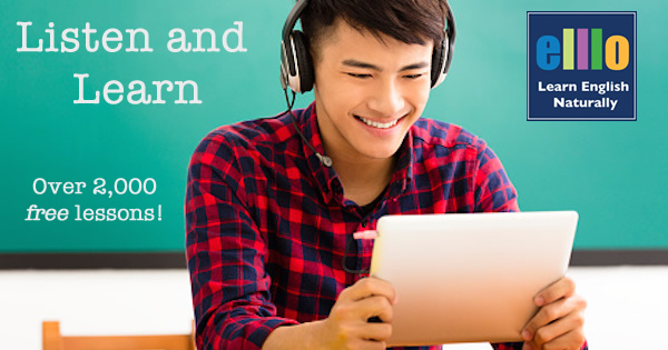 Organize and share your learning with class central lists. ELLLO - English Listening Lesson Library Online