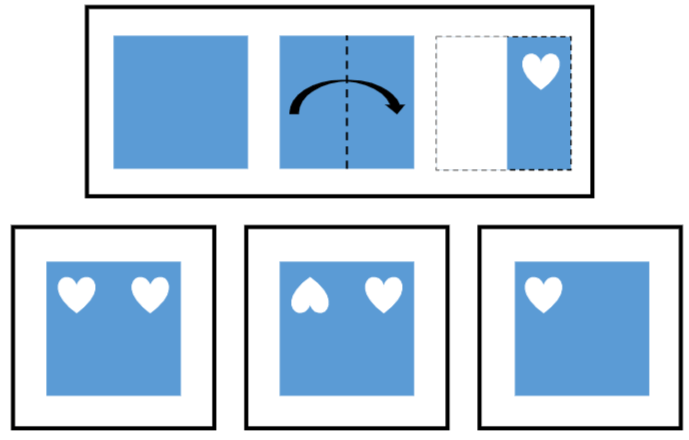 CogAT Kindergarten Paper Folding Free Sample