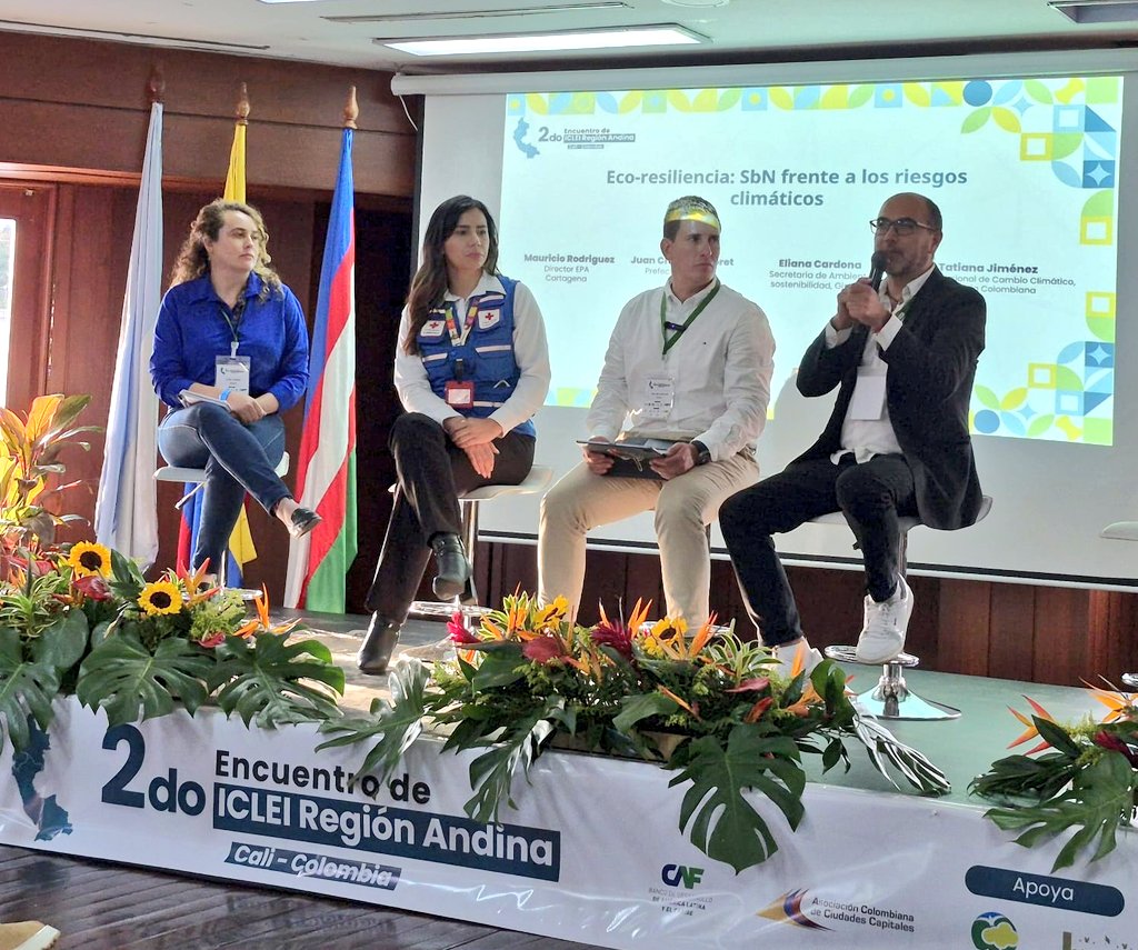 Prefecto expone en Colombia proyectos sobre cambio climático en Azuay
