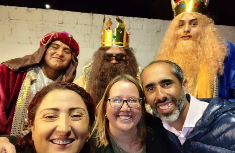 La Magia Azul se hizo presente en el PAN de Tequisquiapan con la llegada de los Reyes Magos