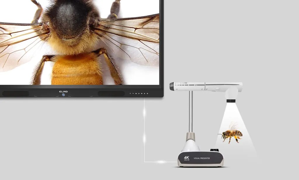Zoom ability- ELMO document camera