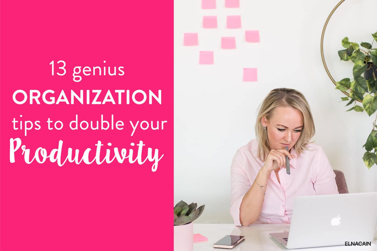If you're one of the people or you know someone who is, use this quick guide to. 13 Genius Organization Tips Freelance Writers Need Double Your Productivity Elna Cain