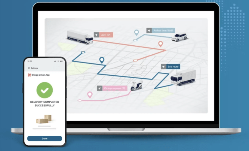 Courier Management Software Sunshine It - Best Gradient Illustrations in Retina